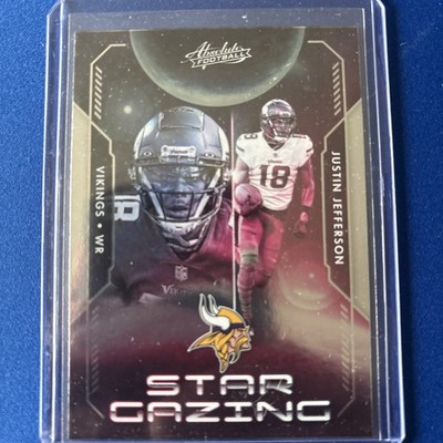 2023 Panini Absolute Justin Jefferson SG-13 Star Gazing Red Vikings /100