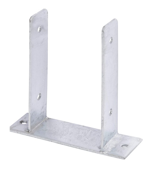 U-PfostenträGer Typ345 Feuerverzinkt Zum Aufschrauben 121X200Mm-image