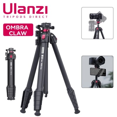 Ulanzi TT07 Alloy OMBRA CLAW Travel Camera Shooting Tripod Teleprompter Holder