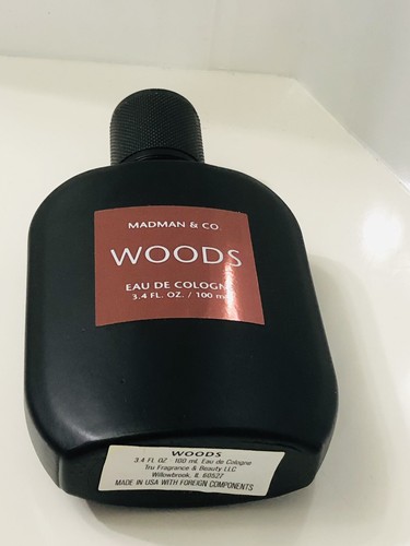 MADMAN & CO. Tru Fragrance WOODS Eau De Cologne Spray For Men EDC 3.4 FL.OZ~NEW - Picture 3 of 6