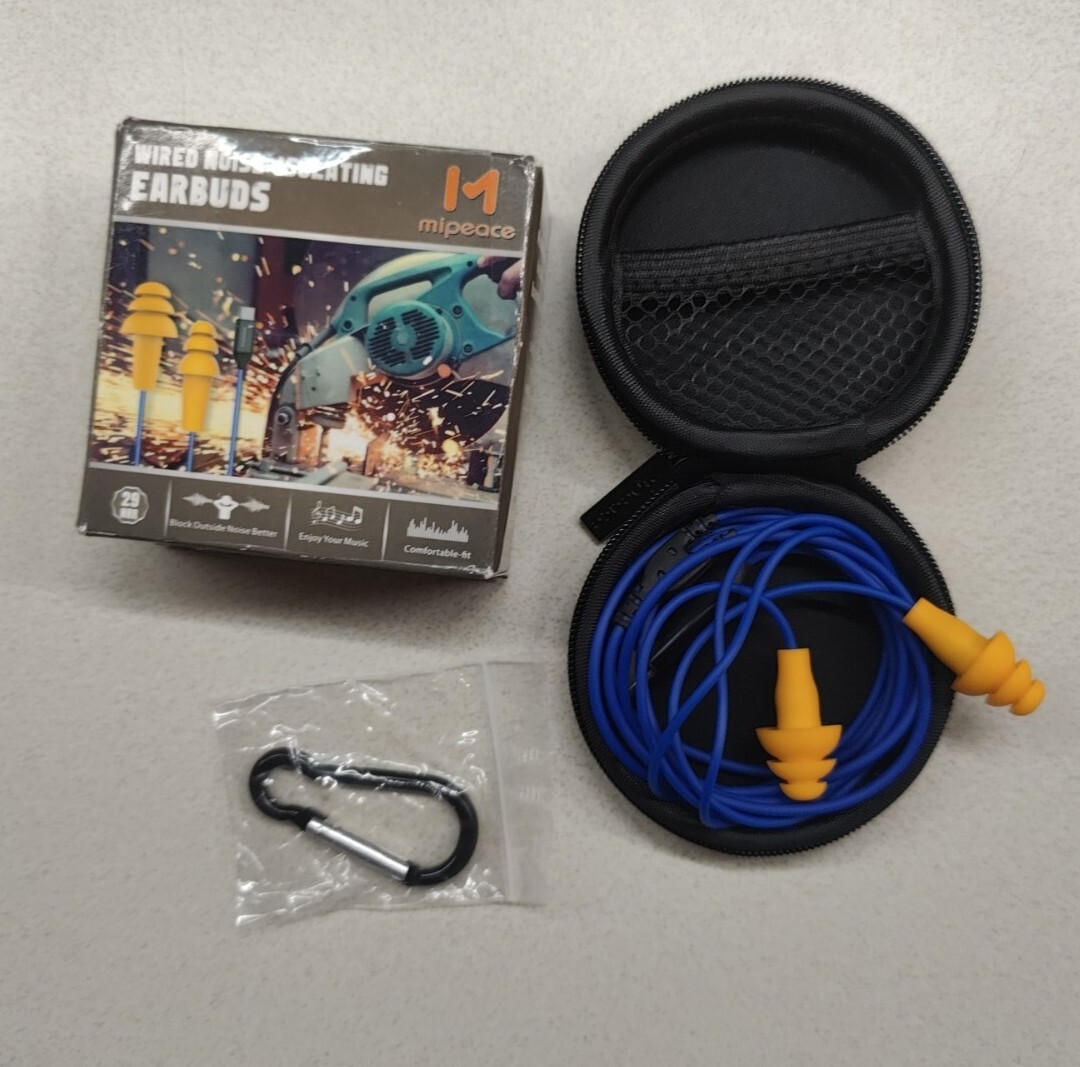 MIPEACE WIRED NoiseIsolating Headphones Earbuds USBC Work Industrial