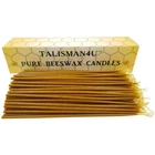 100 Natural Beeswax Taper Candles 9 Inch Scented Thin Jerusalem Church Candles