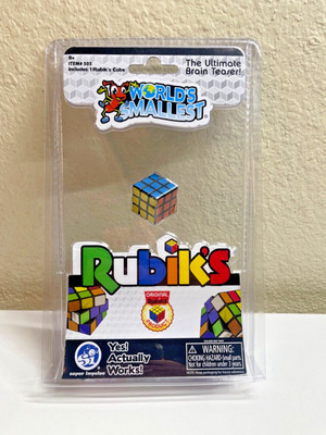 World's Smallest Rubik's Cube Miniature Edition - The Ultimate Brain Teaser!