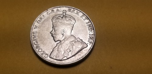 Canada 1933 5 Cent Coin Nickel. - Bild 2 von 2