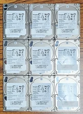 Lot of 9 Seagate ST600MM0026 Savvio 10K.6 600GB 2.5" SAS Enterprise Hard Drive