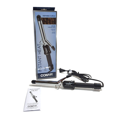 Conair 3/4'' Instant Heat Curling Iron 25 Heat Settings 