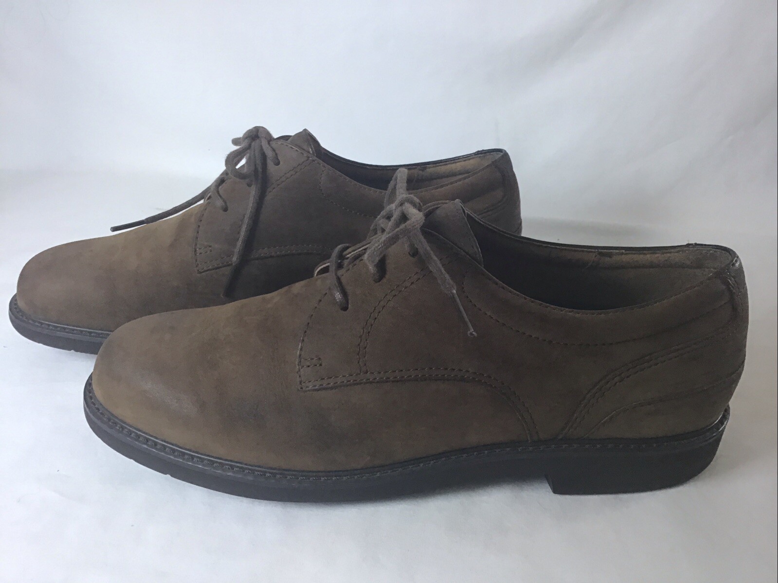 SAOLA Scarpe Rockport uomo 8 1 2 M marrone saudita pelle punta piatta Oxford impermeabili