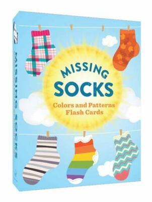 Chronicle Books Missing Socks Colors & Patterns Flash Cards (Matching Game for