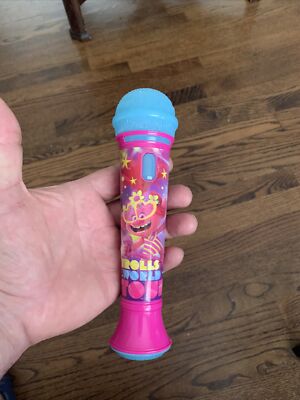 Trolls Instruments Dreamworks Trolls Movie Rock N Troll Microphone Sing Along Light Up Toy ...