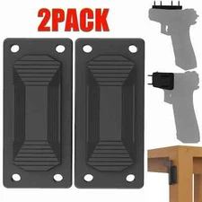 2-4 PCS 55lbs Gun Magnet Mount Magnetic Holder Concealed Pistol For Car Desk Bed