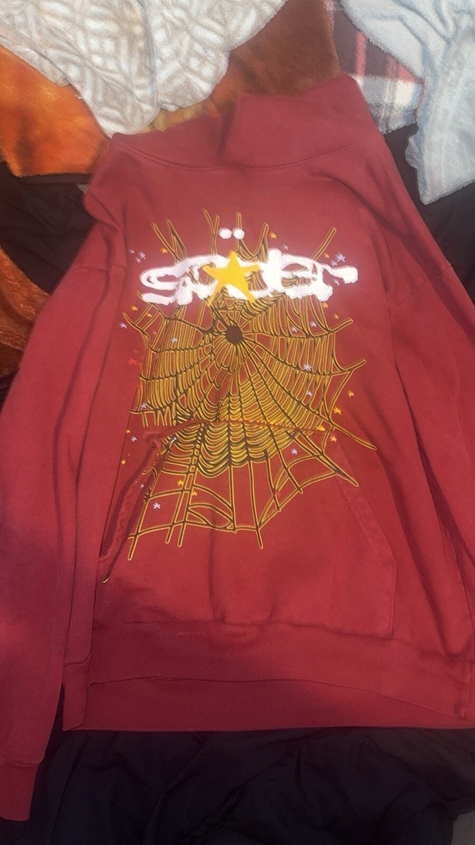 Spider hoodie, Authentic,Heavyweight material, Large but fits a