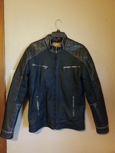 red camel leather jacket