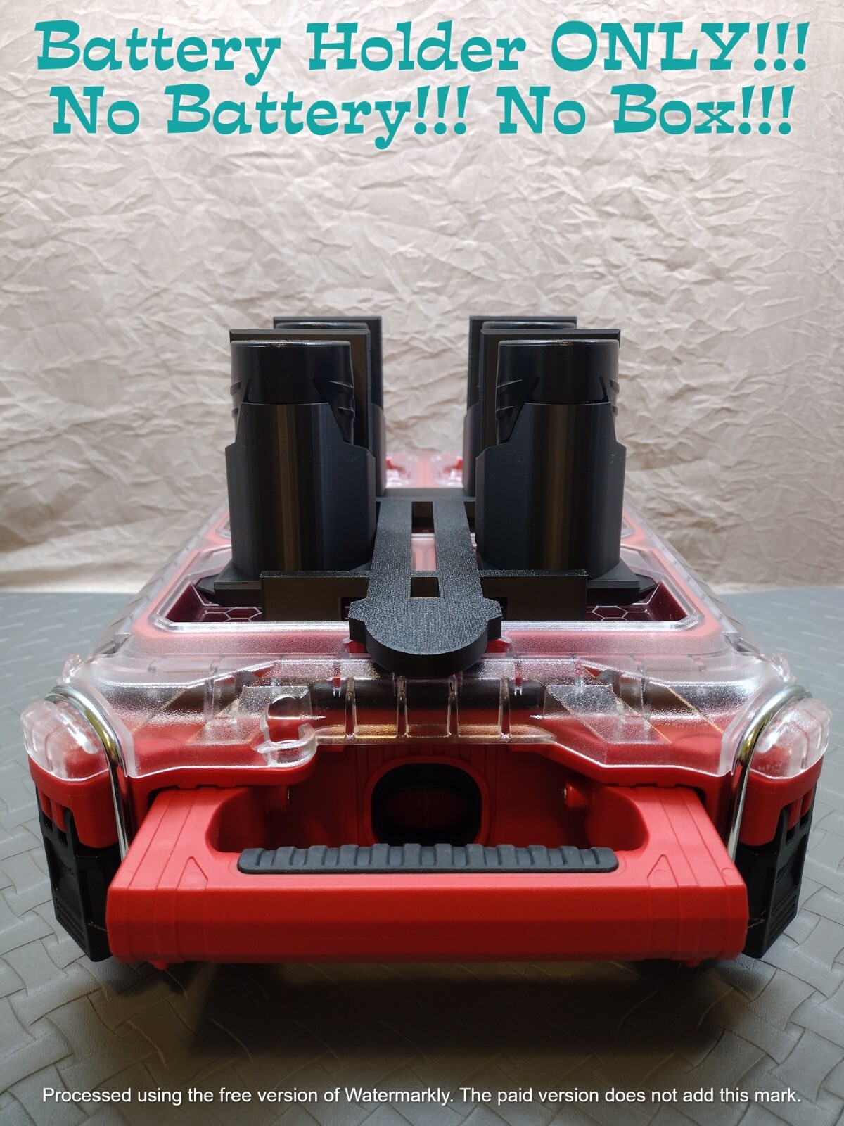 Milwaukee M12 Packout Modular Foam Kraft Tool Kit Black Interchangeable 4-Piece