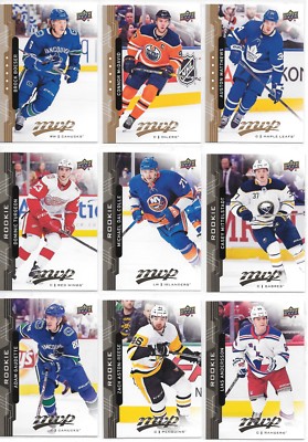 U PICK EM LOT 2018-19 18-19 Upper Deck UD MVP High Set SP & RC cards #201-250