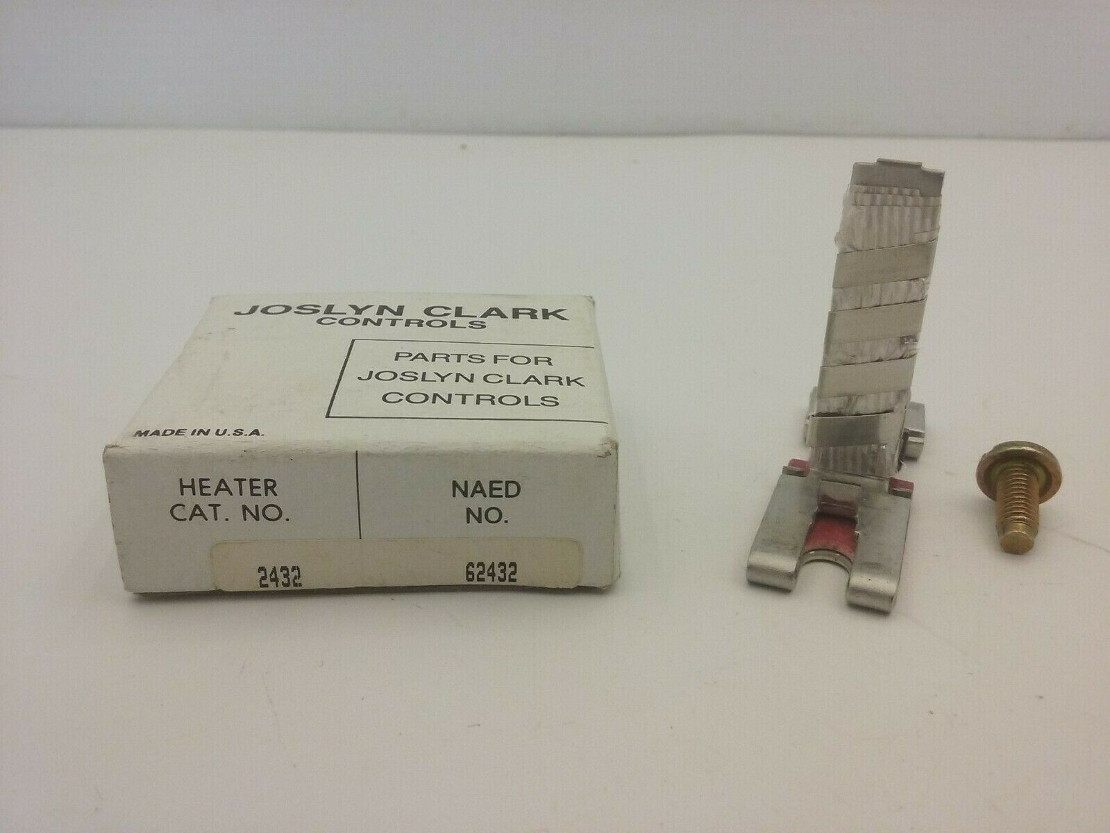 JOSLYN CLARK 2432 THERMAL OVERLOAD RELAY HEATER NIB