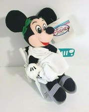 THE DISNEY STORE TOGA MICKEY BEAN BAG PLUSH STUFFED TOY 9"