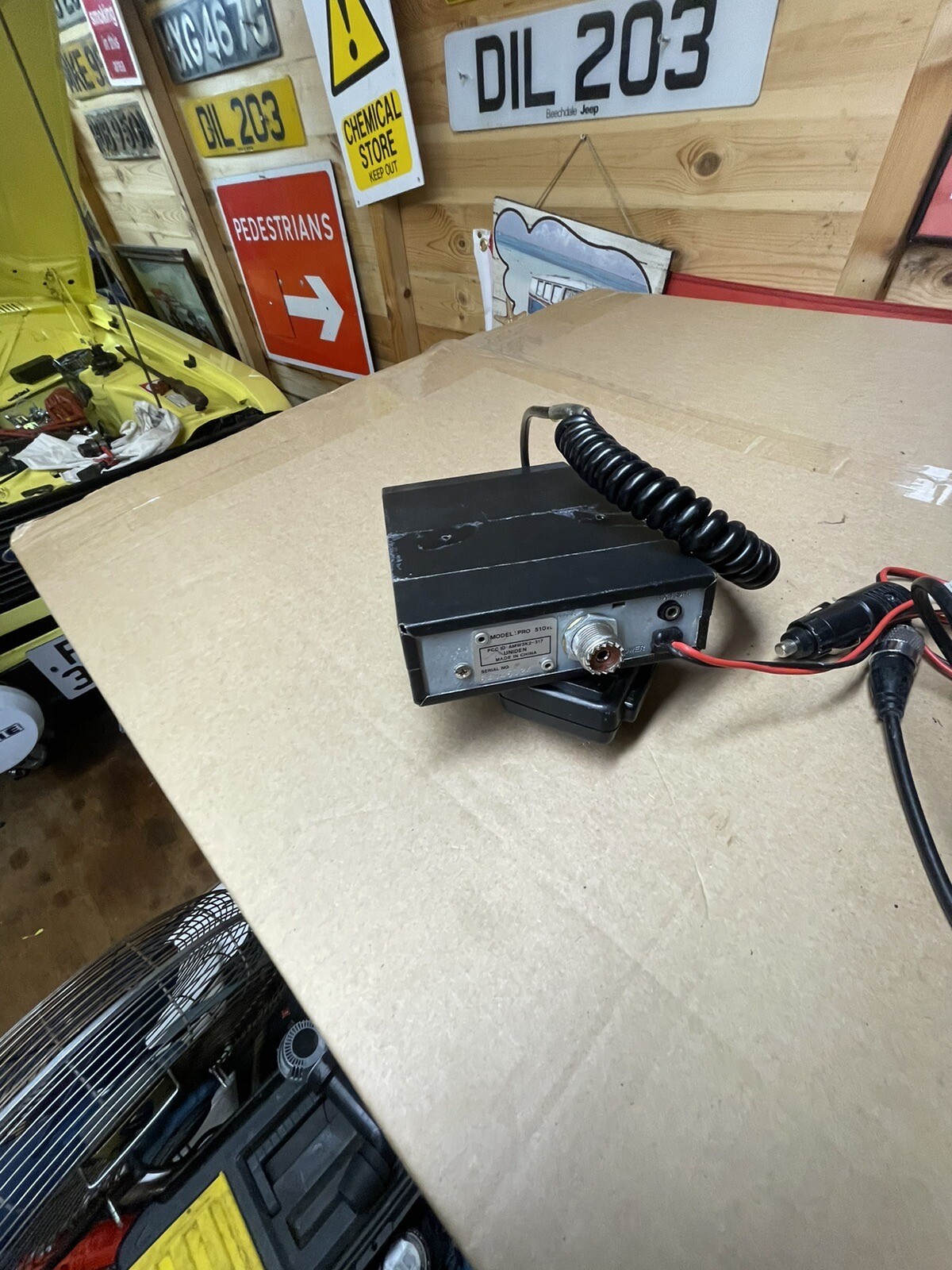 Vintage Uniden Cb Radio Set Up Inc Mag Mount Antenna eBay