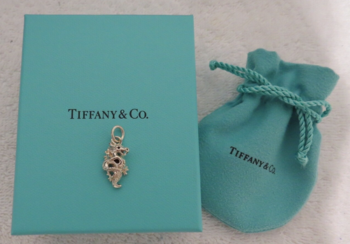 TIFFANY & CO PICASSO STERLING DRAGON ZODIAC CHARM W/BOX/POUCH/RIBBON NEVER USED