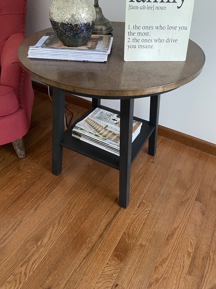 Ethan Allen Copper Top Round Side Table | eBay Ethan Allen Copper Top Round Side Table | eBay