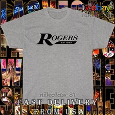New Shirt Rogers Drums EST 1849 Logo Men's T-Shirt American TShirt Men