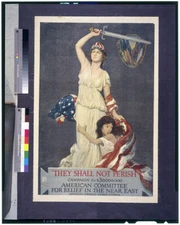 8" x 10" Photo They Shall not Perish American Committee for Relief in The Near