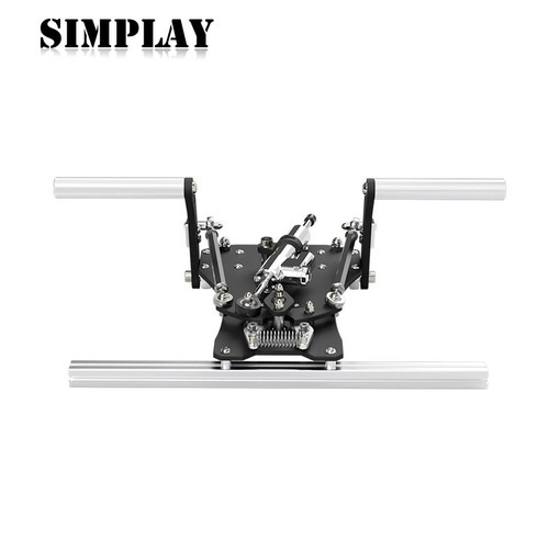 SN-1 Flight Rudder Pedals Flight Simulator Rudder Pedals w/ Hall Sensor - Picture 4 of 7