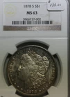 1878s Morgan Silver Dollar   NGC MS63 (737002)