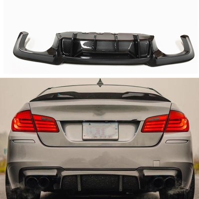 1pc Rear Bumper Diffuser Lip MT Style For BMW F10 F11 528i 535i M-Tech 2011-2017