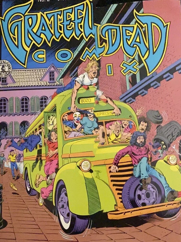 Rare Vintage 1991 Grateful Dead Comix #2 Kitchen Sink Jerry Garcia