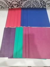 Vintage Mead Portfolio Folder Lot of 15 School 1990s Purple Green Red Blue