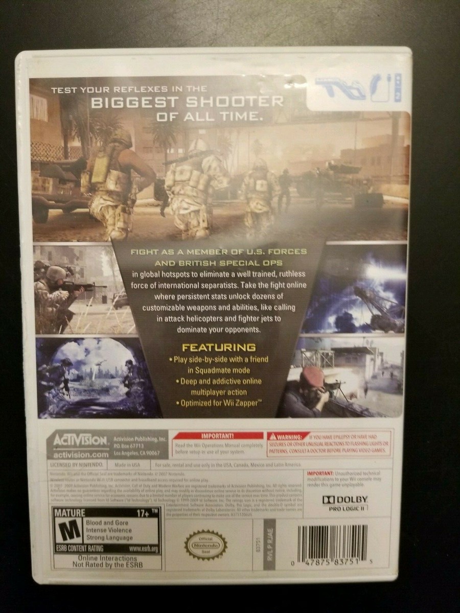 Call of Duty: Modern Warfare: Reflex Edition - Nintendo Wii Tested
