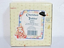 Enesco Cherished Teddies  MARILYN "A Cup Full of Cheer" #135682 BRAND NEW IN BOX