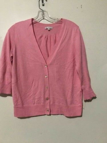 Gap Size M Plush Pink Cardigan Sweater 