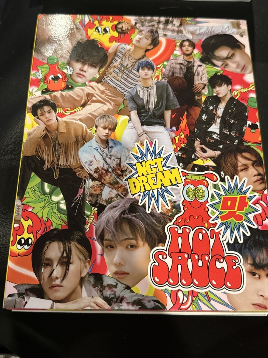 K-Pop NCT Dream Hot Sauce 1st Album Chilling Version CD Poster