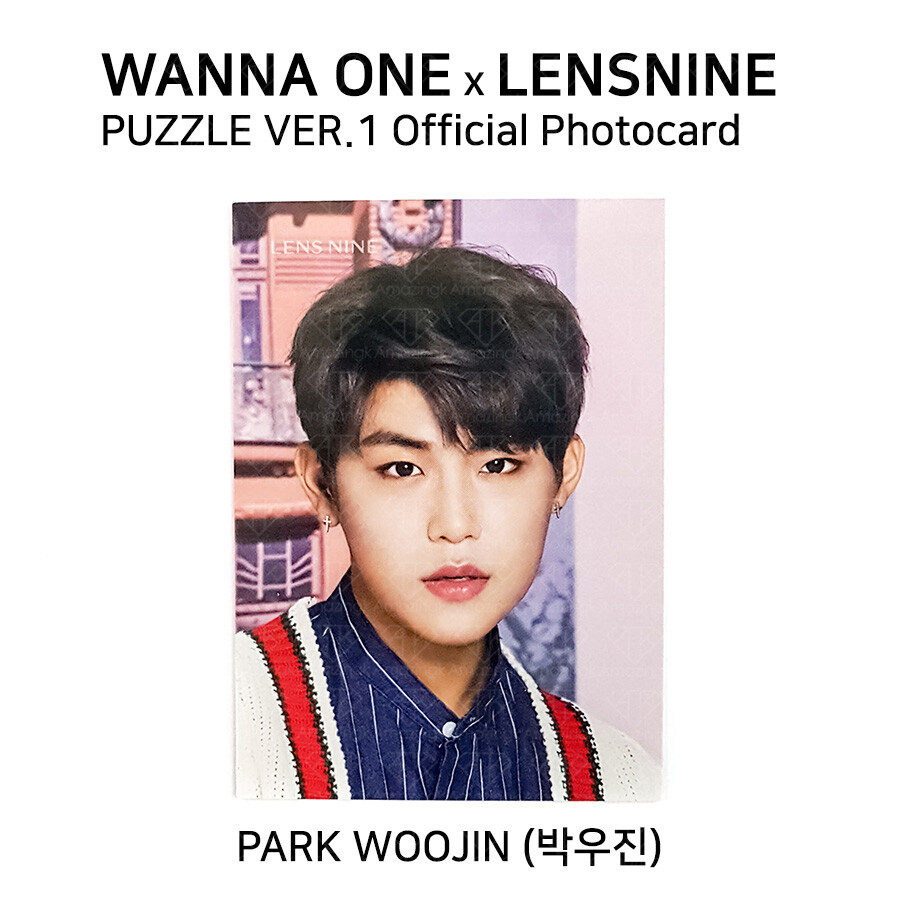 WANNA ONE x LENSNINE Puzzle OFFICIAL Photocard Version 1 | eBay