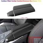 3x For Mercedes Benz Ml Gl Gle Gls W166 X166 Carbon Armrest Box Panel Cover Trim