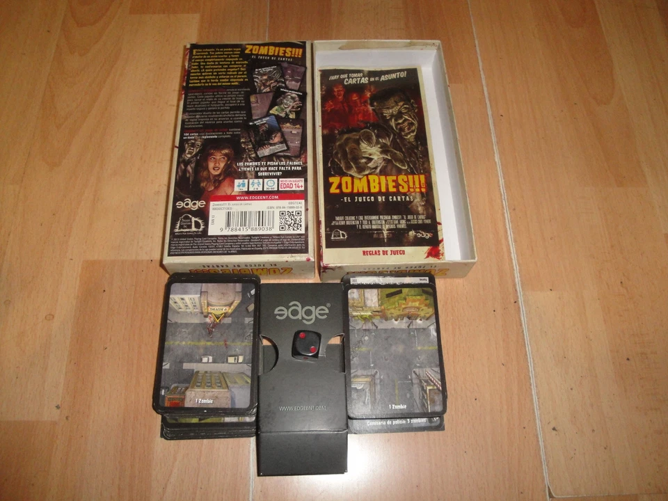 ZOMBIES!!! EL JUEGO DE CARTAS JUEGO DE MESA DE EDGE ENTERTAIMENT EN BUEN ESTADO - Imagen 2 de 2