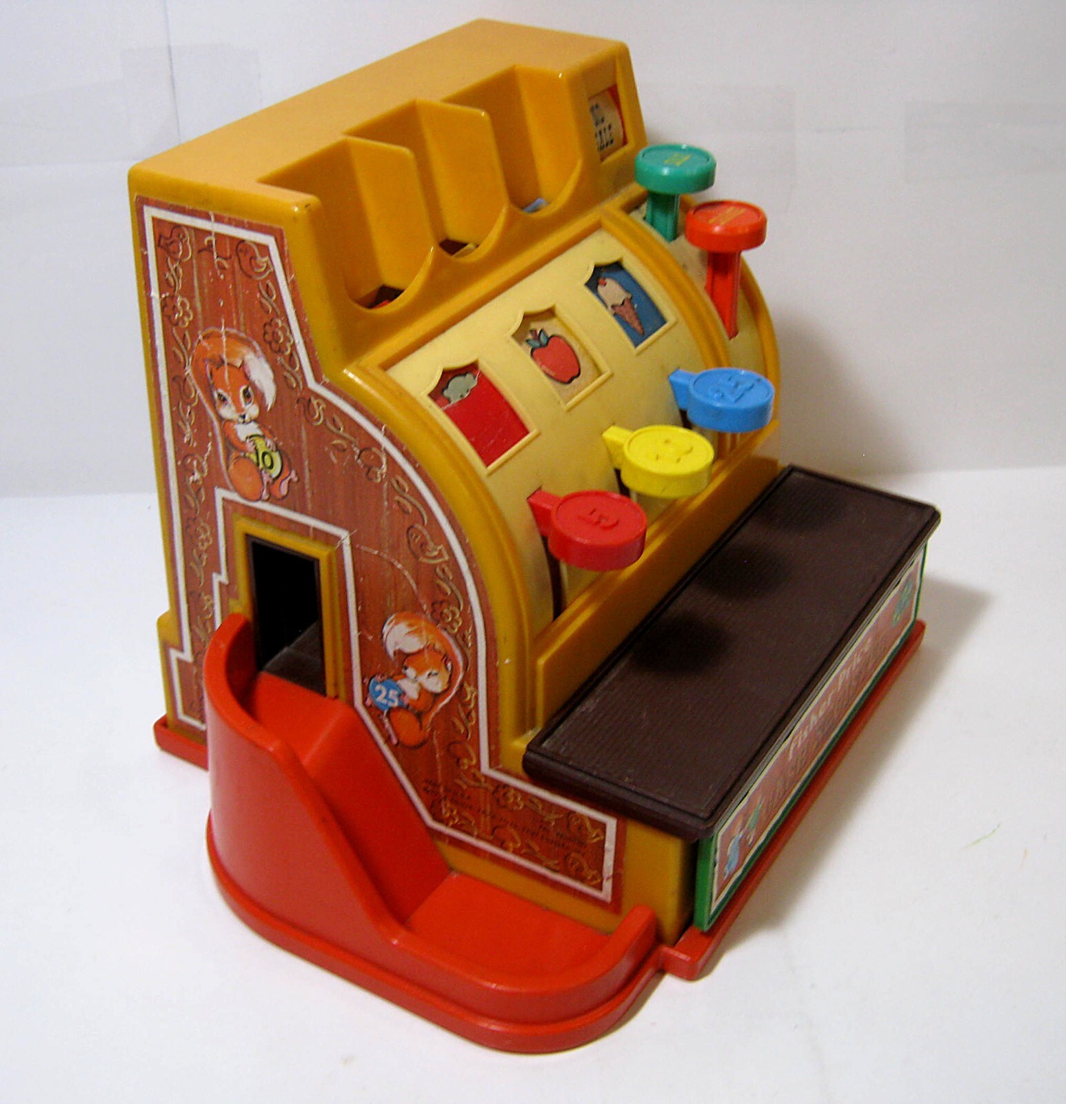 как выглядит Vintage 1974 Fisher-Price Toy Cash Register 926 Works фото