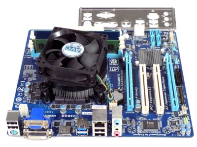 Mainboard CPU RAM Bundle: Gigabyte GA-B75M-D3H + Intel Core i5-3450 + 8GB DDR3