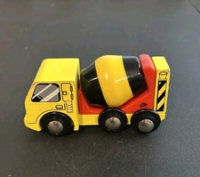 CIRCO Construction Equipment 3 piece Wooden Road Roller Cement Mixer Truck