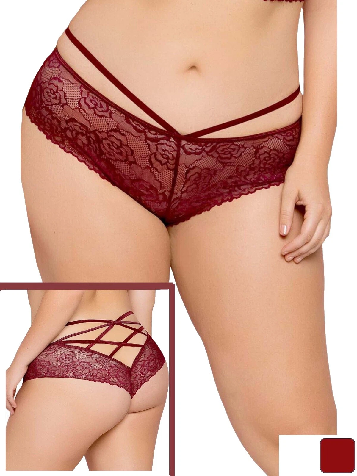 Solid Plus Brief Women's 3X Size
