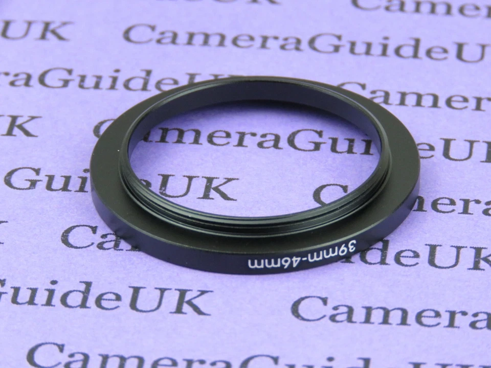 39mm to 46mm Male-Female Stepping Step Up Filter Ring Adapter 39mm-46mm - Image 2 of 2