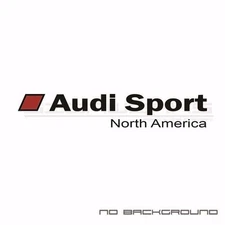 Audi Sport North America Sticker decal A4 S4 S3 TT R8 A6 Q5 Q7 A3 RS5 S5 RS Pair