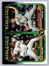 2024 Topps Update #US306 ANGEL FELIPE / EASTON LUCAS Rookie Card