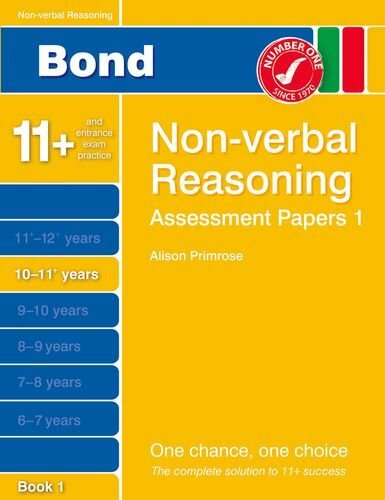 New Bond Assessment Papers Non-Verbal Reasonin... by Primrose, Alison 1408525291