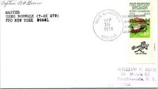 USS Canopus - 9.18.1974 - New York FPO - F49660