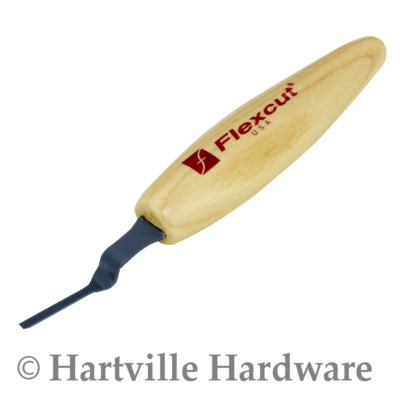 Flexcut #MT43 1/16'' Dog-Leg Chisel Micro Tool