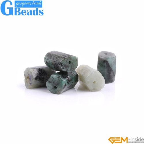 Natural Assorted Gemstone Faceted Tube Column Beads for Jewelry Making 8x12mm - Picture 33 of 192