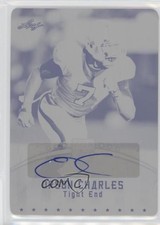 2012 Leaf Young Stars Printing Plate Black Auto 1/1 Orson Charles #70 Auto 2u6