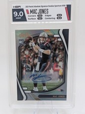 2021 Panini Absolute Mac Jones /75 Signature Rookies Spectrum  #109 HGA 9 